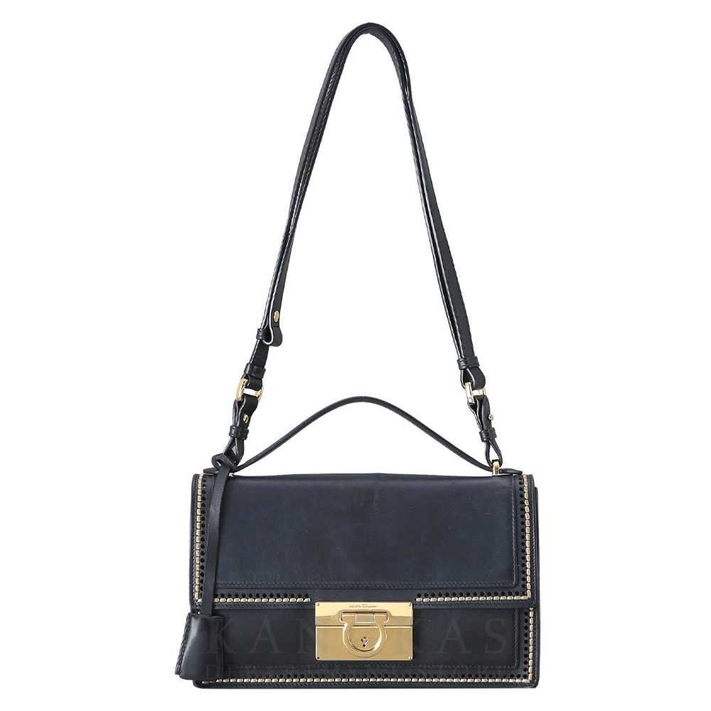 FERRAGAMO(USED)페레가모 간치니 숄더백